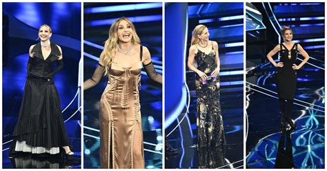 Sanremo 2024, Lorella Cuccarini indossa 4 abiti vintage e dà una 